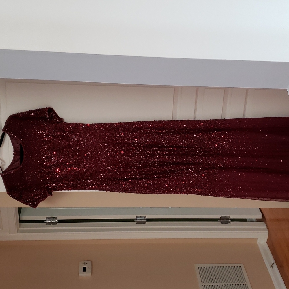Davids bridal wine colored size 12